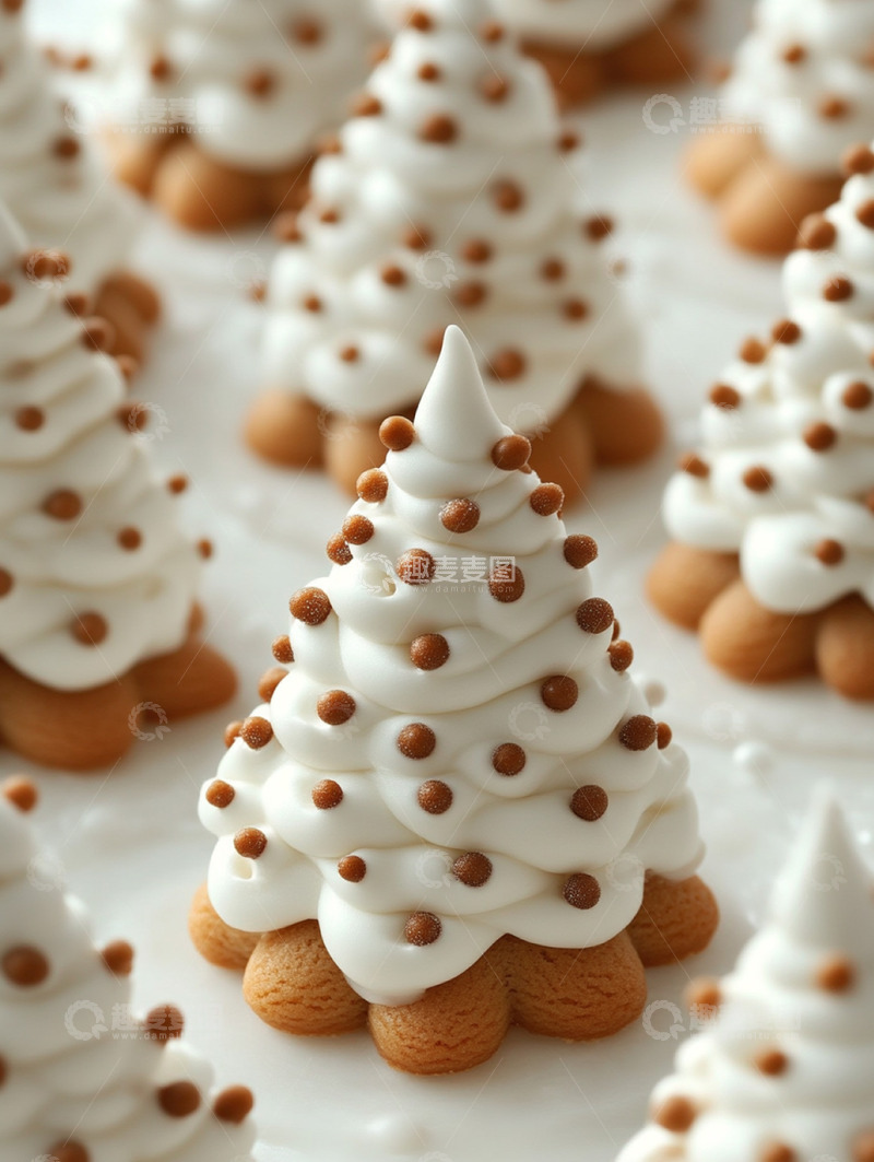 高清大图下载【趣麦麦图】圣诞树饼干实拍