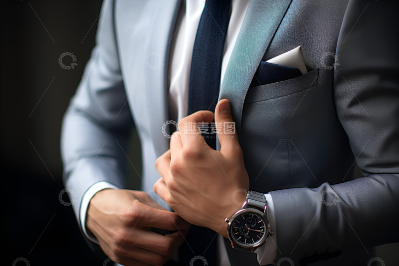 高清大图下载【趣麦麦图】西装革履的商业人士