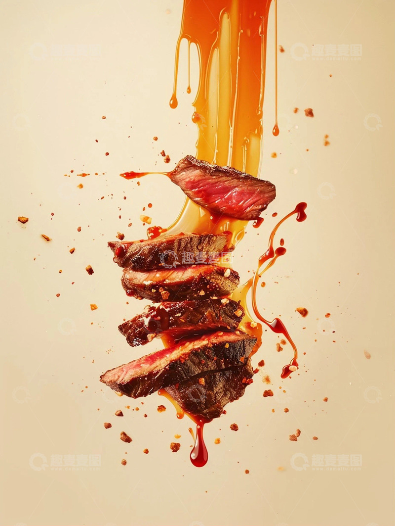 高清大图下载【趣麦麦图】实拍肉食美食