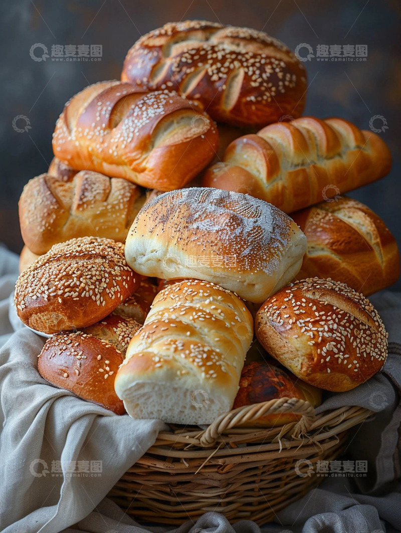 高清大图下载【趣麦麦图】美食面包拍摄