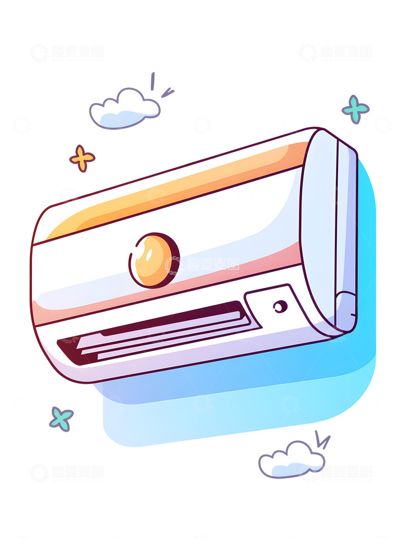 高清大图下载【趣麦麦图】空调冷气机电器