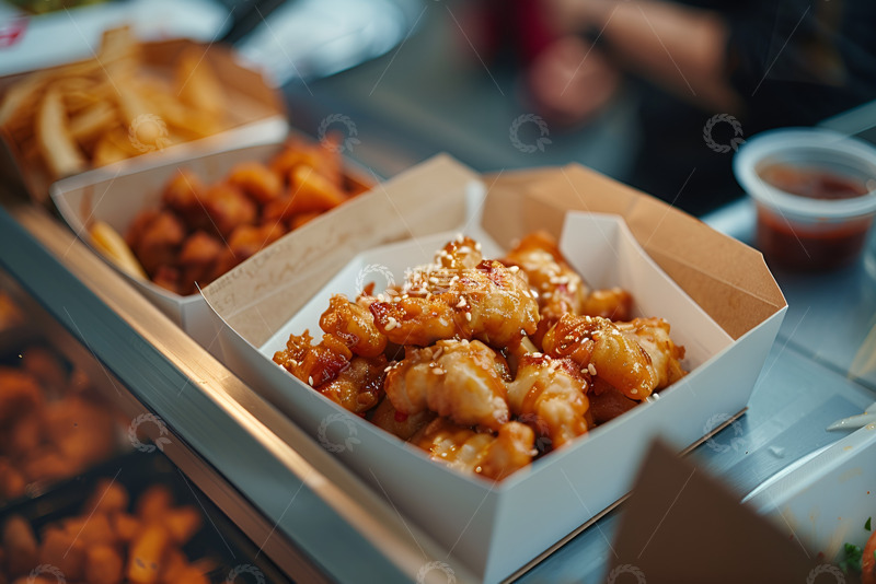 高清大图下载【趣麦麦图】街边小吃小酥肉