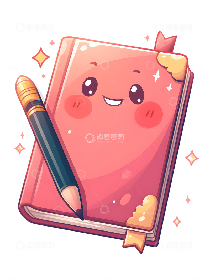高清大图下载【趣麦麦图】卡通笔记本图标