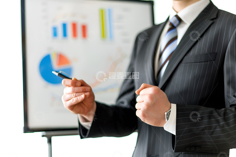 高清大图下载【趣麦麦图】演讲的商业人士