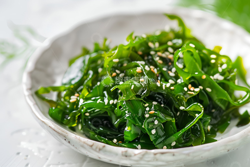 高清大图下载【趣麦麦图】一碗凉拌海带丝