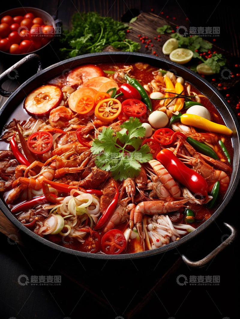 高清大图下载【趣麦麦图】秋冬火锅实拍图片