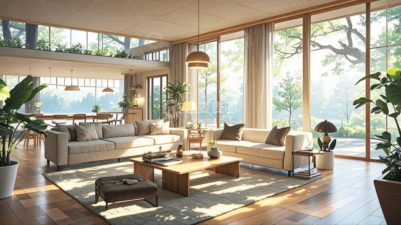 高清大图下载【趣麦麦图】室内建筑房屋