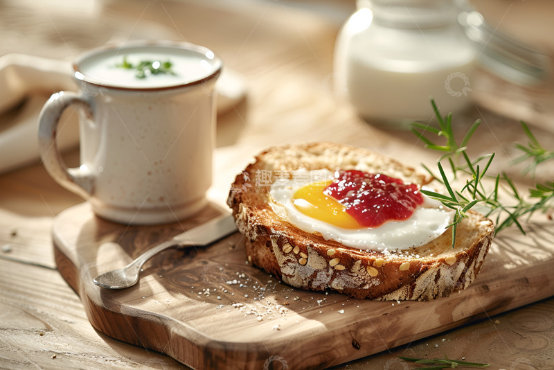 高清大图下载【趣麦麦图】一盘精致的早餐