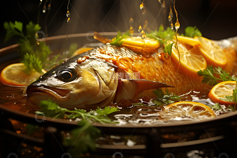 一盘柠檬水煮鱼