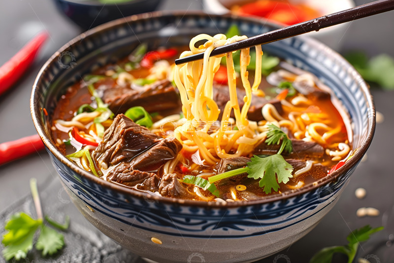 一碗美味的牛肉面