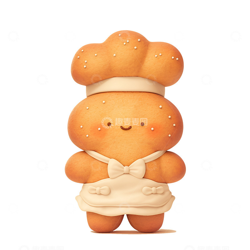 高清大图下载【趣麦麦图】圣诞节可爱的姜饼人
