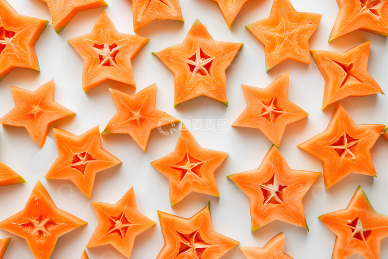 高清大图下载【趣麦麦图】切成片的杨桃