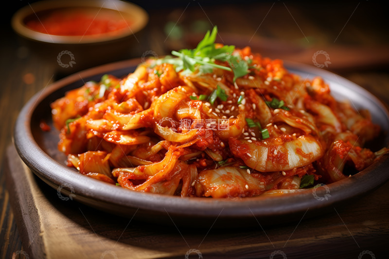 高清大图下载【趣麦麦图】一盘酸辣白菜