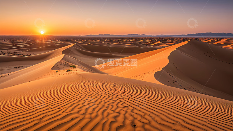 高清大图下载【趣麦麦图】大漠孤烟直高清