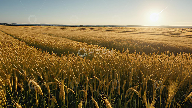 高清大图下载【趣麦麦图】夏阳下的希望