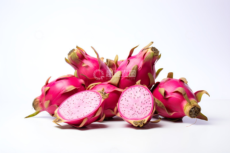 高清大图下载【趣麦麦图】一堆火龙果特写