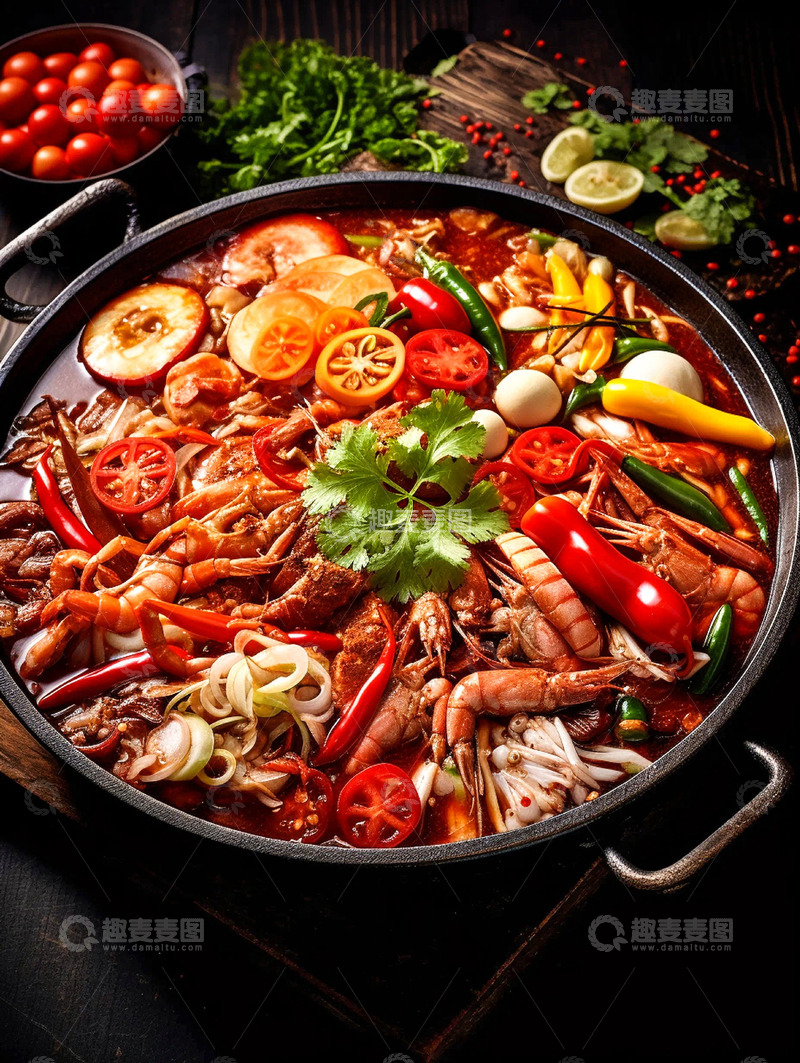 高清大图下载【趣麦麦图】实拍火锅美食特写