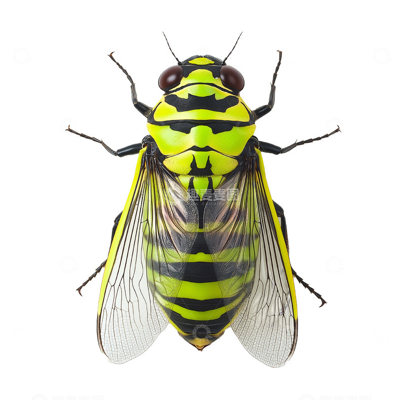 一只巨大的绿豆蝇