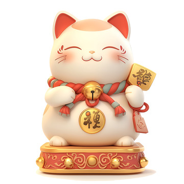 卡通可爱的招财猫