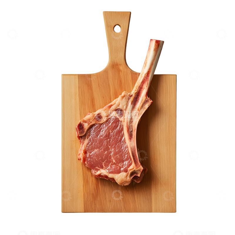 高清大图下载【趣麦麦图】-菜板案板上的羊排骨