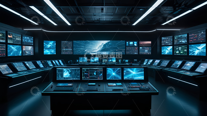 高清大图下载【趣麦麦图】智能总控台内景