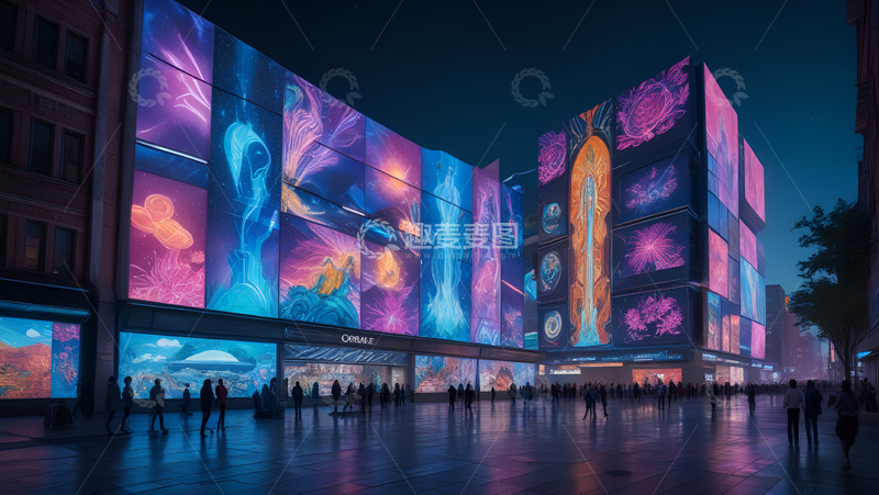 高清大图下载【趣麦麦图】未来商超设计