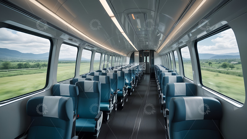 高清大图下载【趣麦麦图】列车内部展示