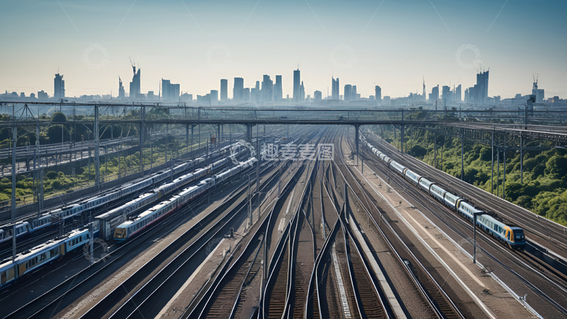 高清大图下载【趣麦麦图】清晨城市忙碌的角落