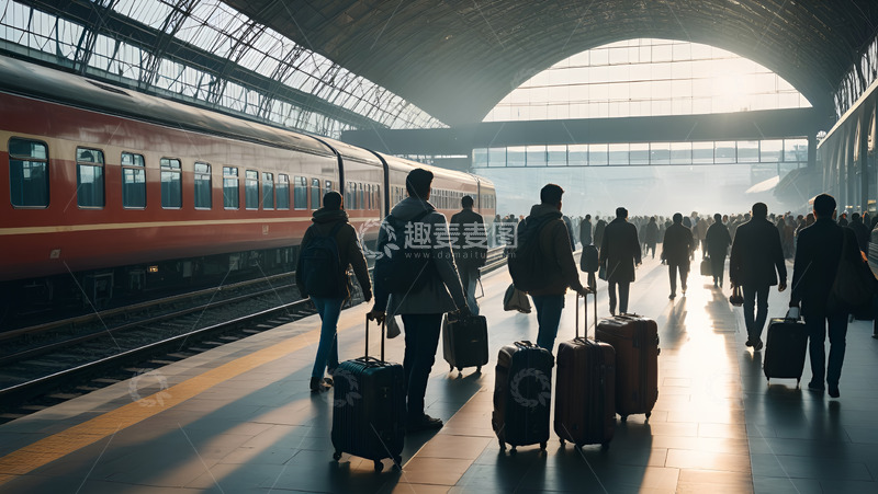 高清大图下载【趣麦麦图】忙碌的人群高清