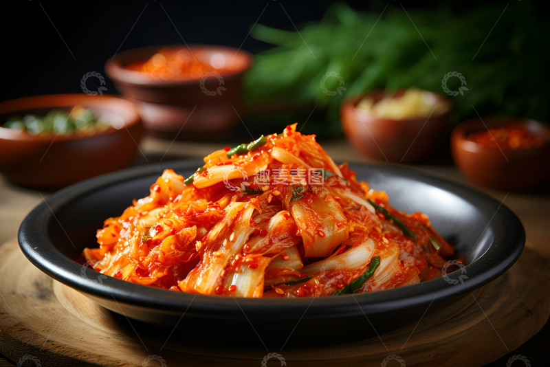 高清大图下载【趣麦麦图】一碗美味的辣白菜