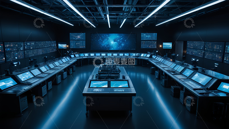 高清大图下载【趣麦麦图】未来科研站会议区