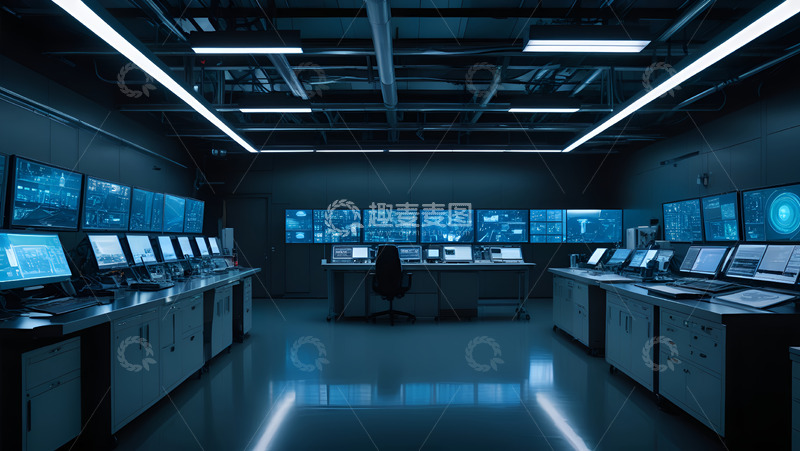 高清大图下载【趣麦麦图】未来科研站图