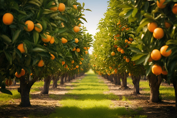 橘子园高清摄影