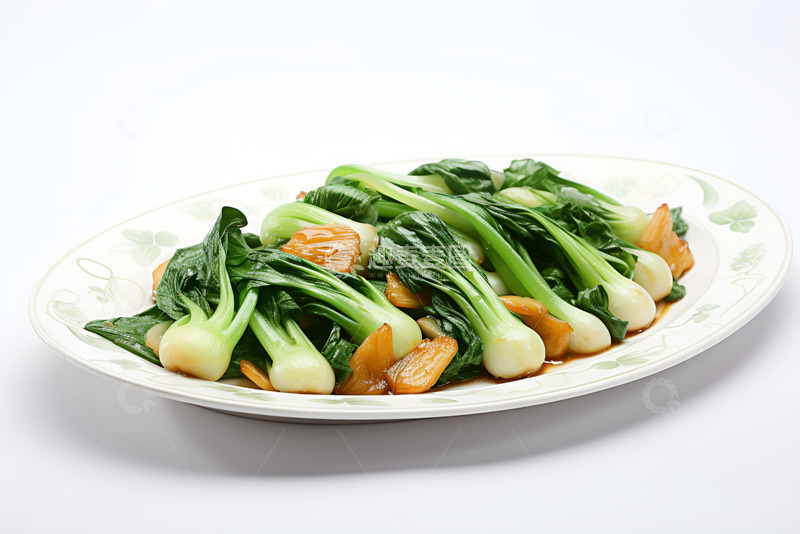 高清大图下载【趣麦麦图】一盘炒小油菜