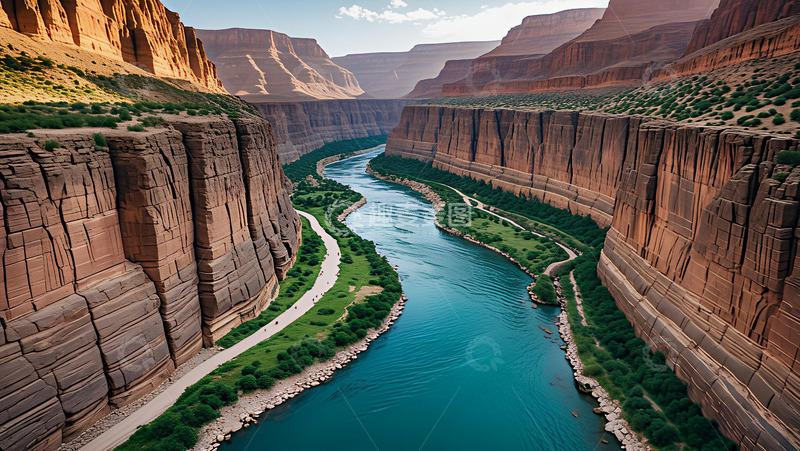 高清大图下载【趣麦麦图】光秃秃的山脚下
