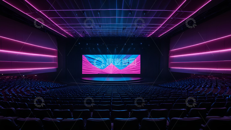 高清大图下载【趣麦麦图】演播厅装饰图