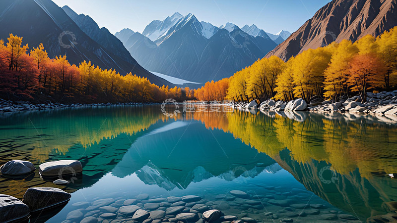 高清大图下载【趣麦麦图】清澈的溪流 高清