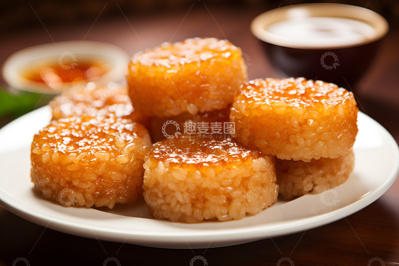 高清大图下载【趣麦麦图】红枣糯米糕点