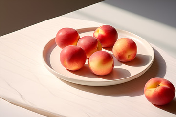 新鲜的油桃摄影