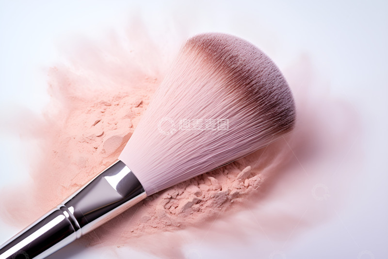 高清大图下载【趣麦麦图】美妆刷和散粉