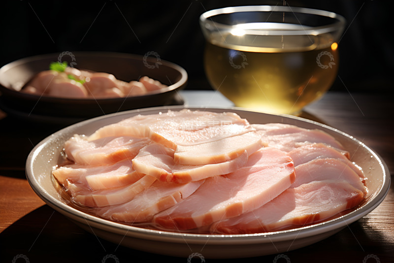 高清大图下载【趣麦麦图】新鲜的生肉片