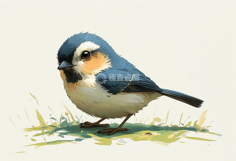 高清大图下载【趣麦麦图】卡通动物小鸟
