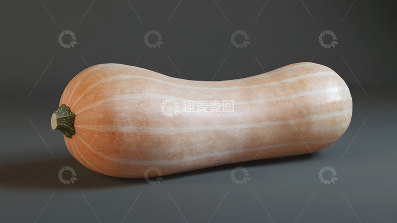 高清大图下载【趣麦麦图】完整奶油南瓜食品摄影图