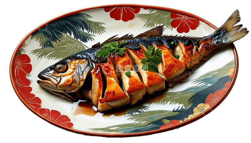 高清大图下载【趣麦麦图】特色烤鱼美味烤鱼