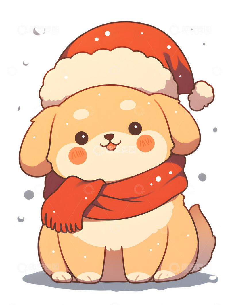 高清大图下载【趣麦麦图】冬季小狗犬类