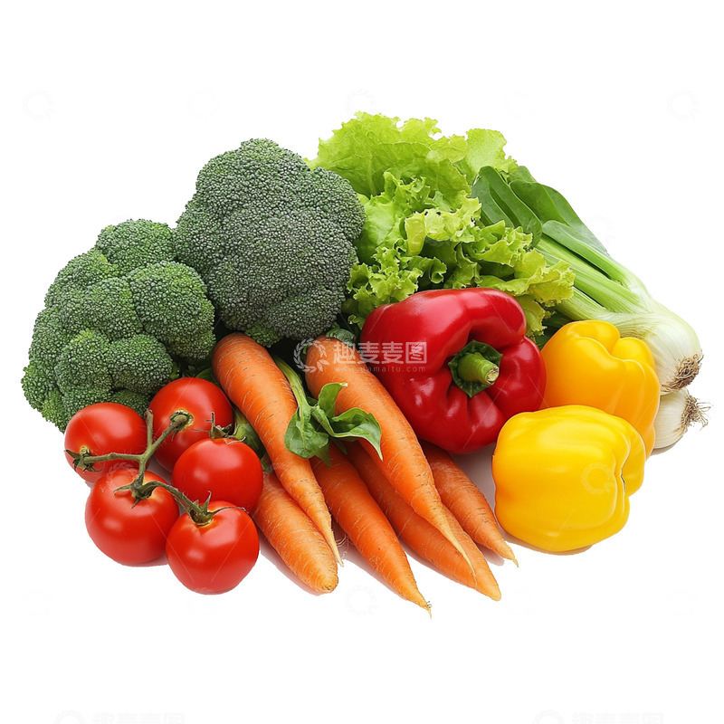 高清大图下载【趣麦麦图】番茄胡萝卜蔬菜