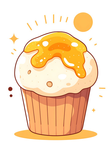 纸杯奶油蛋糕美味