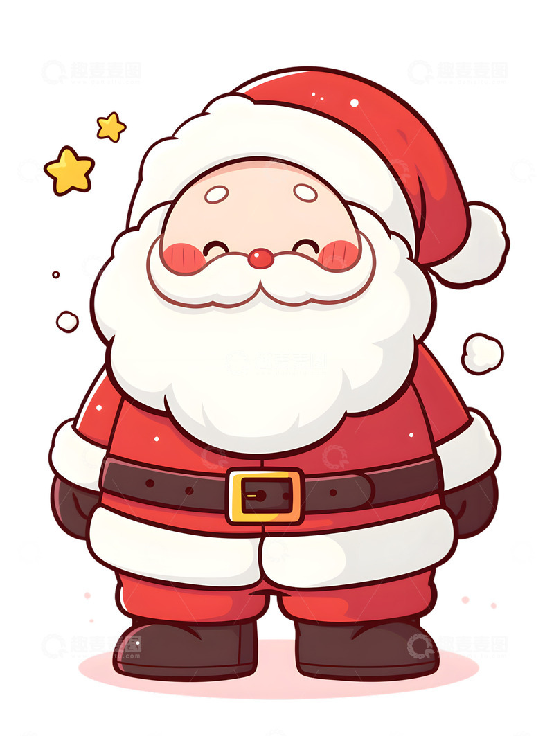 高清大图下载【趣麦麦图】圣诞老人卡通