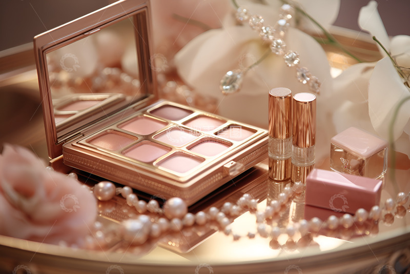 高清大图下载【趣麦麦图】化妆品粉饼盒高清摄影