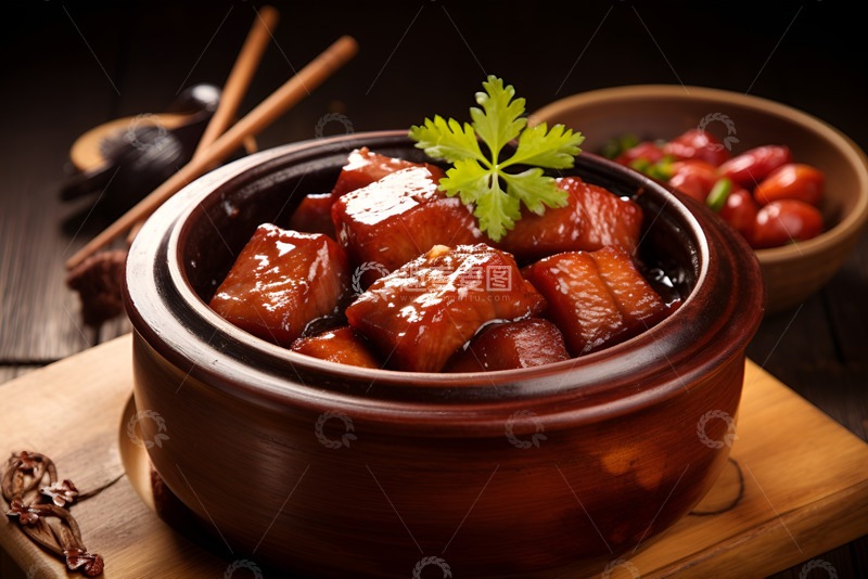 高清大图下载【趣麦麦图】红烧肉美食摄影
